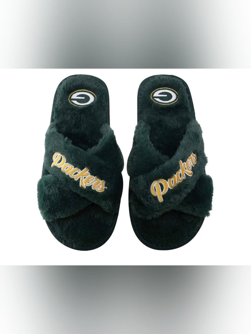 Foco Women's Green Bay Packers Slippers